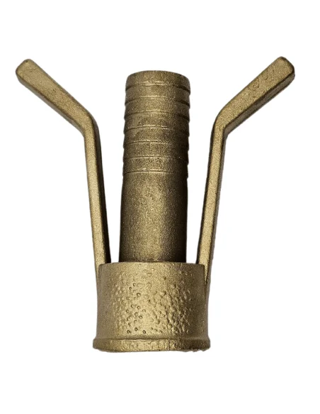 Racor recto vista frontal