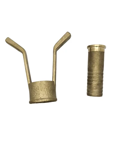 Racor recto piezas separadas