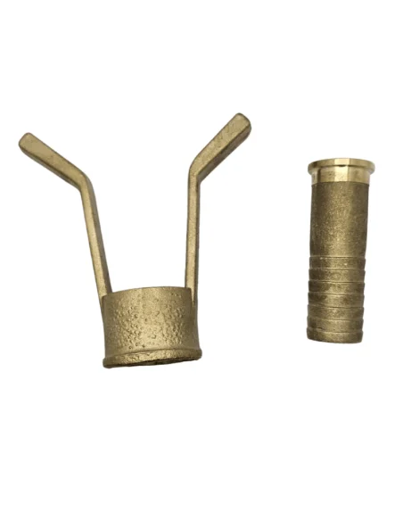 Racor recto piezas separadas