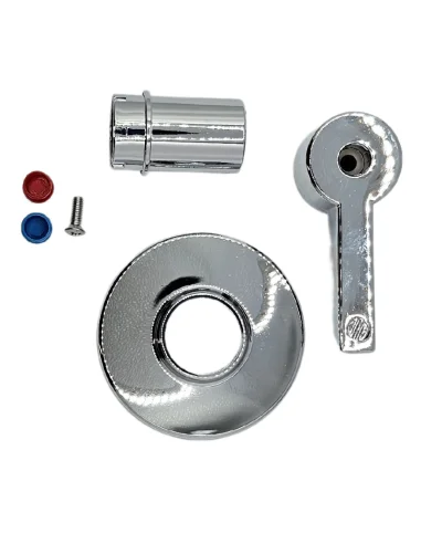 Mando metal cromado plafón piezas separadas