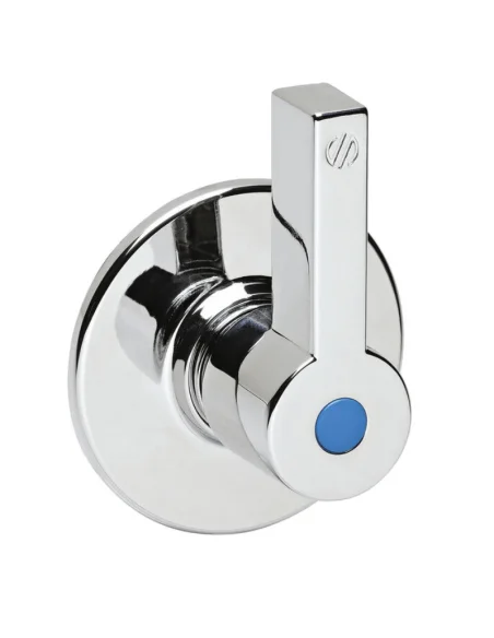 Mando metal cromado plafón