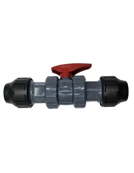 Válvula esfera PVC polietileno