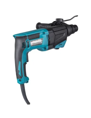 Martillo combinado HR2670X3 + Juego de brocas MAKITA. Lateral derecho.