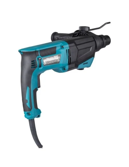 Martillo combinado HR2670X3 + Juego de brocas MAKITA. Lateral derecho.