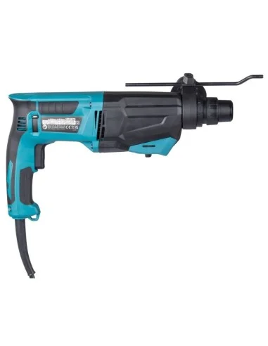 Martillo combinado HR2670X3 + Juego de brocas MAKITA. Lateral 2.