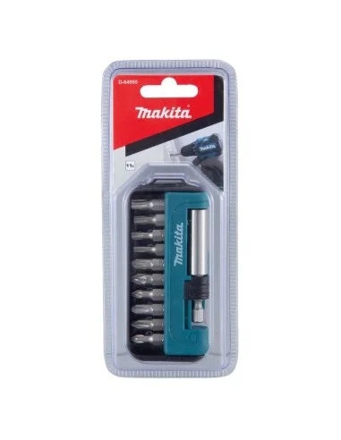 Set 10 puntas para atornilladores MAKITA. Embalaje.