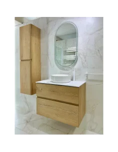 Mueble baño madera suspendido NIZA