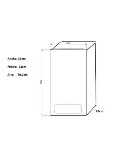 Caldera HERMANN MICRAPLUS Condens SAUNIER DUVAL. Medidas.
