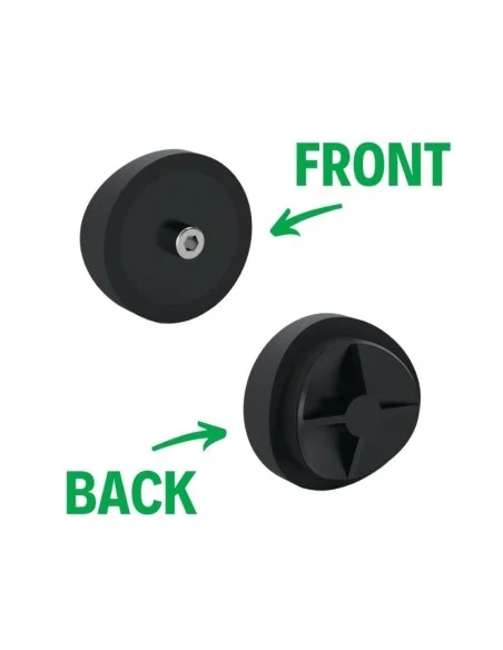 Tapón para punto de registro 40 OLIMPO. Delantera-trasera