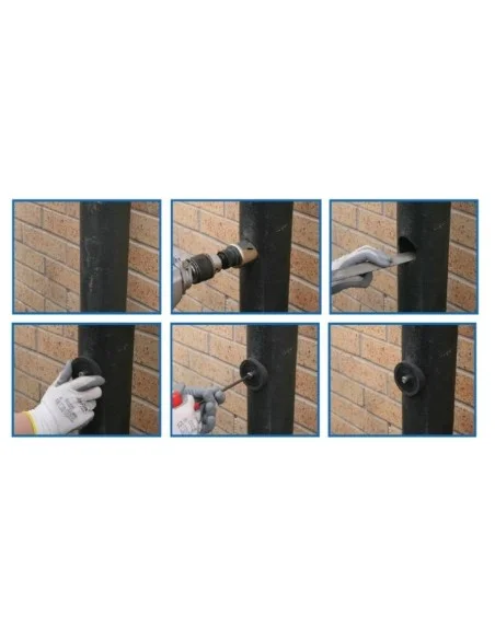 Tapón para punto de registro 40 OLIMPO. Ejecución