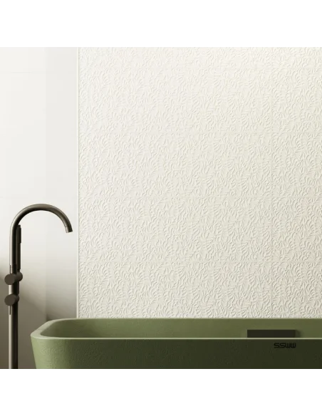 Revestimiento pasta blanca rectificada IRIDA DECOR WHITE 30x90 cm Combinado con Irida Decor