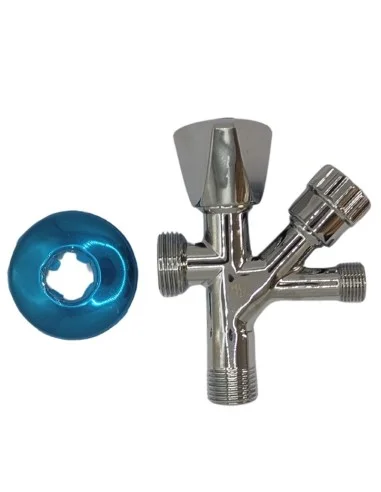 Válvula lavadora escuadra y plafón