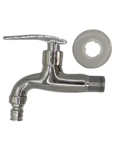 Grifo de jardín cromo 2