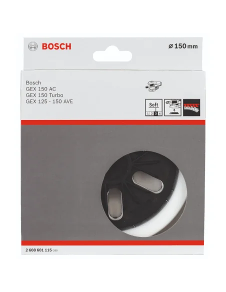 Plato de lija blando Bosch (Embalaje)