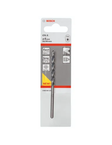 Broca BOSCH CYL-5 GRAN-HORM 4 mm