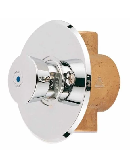 Grifo temporizado embellecedor plano