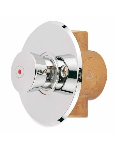 Grifo temporizado embellecedor plano