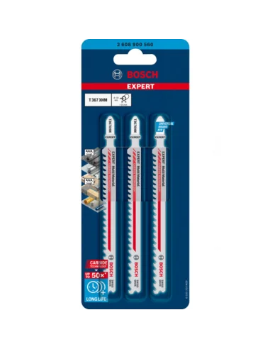 Hoja de sierra de calar EXPERT Multi Material\'T 367 XHM, 3 unidades