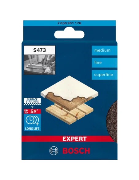 Esponja de lija EXPERT S473 Standard 3 unidades embalaje