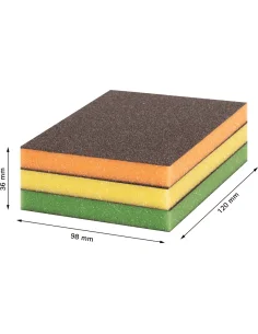 Esponja de lija EXPERT S473 Standard 3 unidades 2
