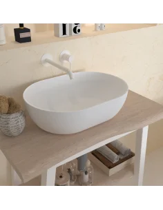 Lavabo sobre encimera Monaco Solid 48x35 cm