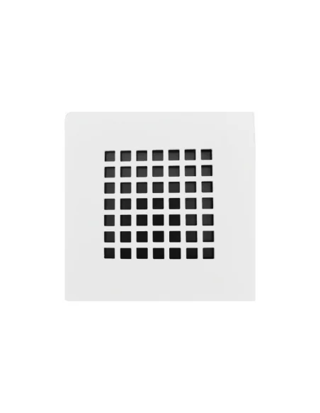 Rejilla plato ducha blanca 12x12 cm Rejilla plato ducha blanca 12x12 cm