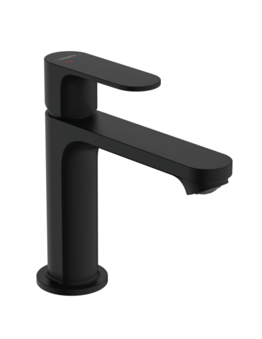 Grifo lavabo Rebris S negro