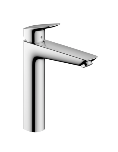 Hans Grohe - Grifo lavabo Logis cromo/negro/caño alto y bajo | Pereda