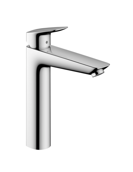 Hans Grohe - Grifo lavabo Logis cromo/negro/caño alto y bajo | Pereda