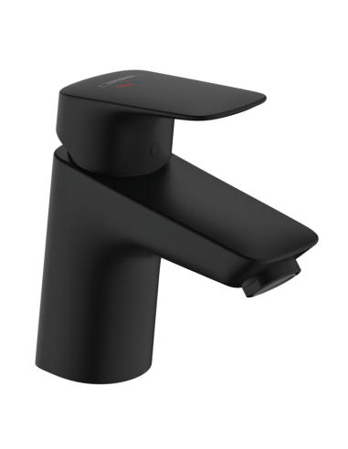 Hans Grohe - Grifo lavabo Logis cromo/negro/caño alto y bajo | Pereda