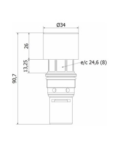 Cartucho grifo temporizado 2