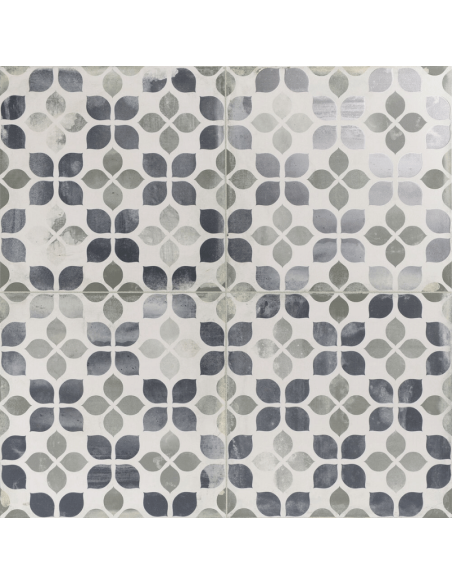 Azulejos porcelánico Calvin azul 58x58 cm Muestra color