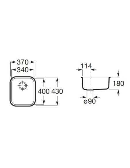 Medidas fregadero Lisboa 34