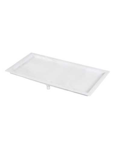 Bandeja de recogida de condensados simple. Lateral.