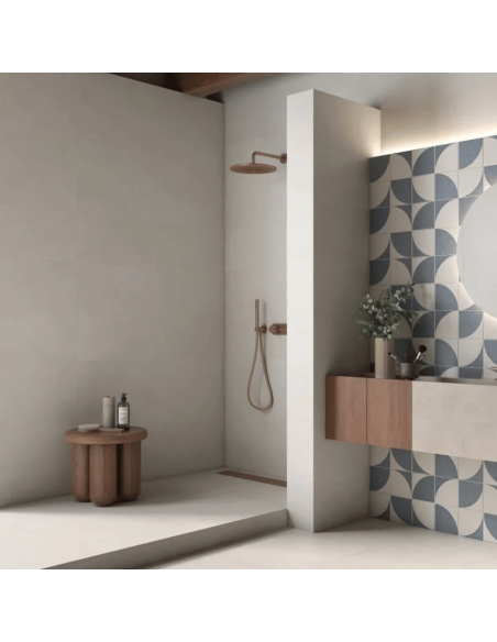 Azulejo de pared pasta blanca rectificado Terracota white 30x90 cm Azulejo de pared pasta blanca rectificado Terracota white 30x90 cm