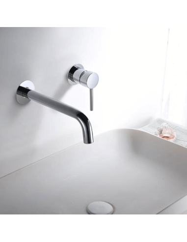 Grifo lavabo mural cromado Etna IMEX (Ambiente)