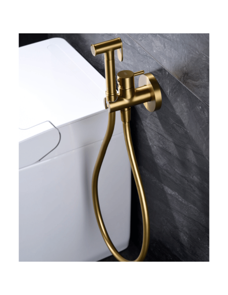Ducha higiénica WC oro cepillado Munich IMEX
