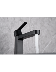 Grifo lavabo Roma IMEX negro 2