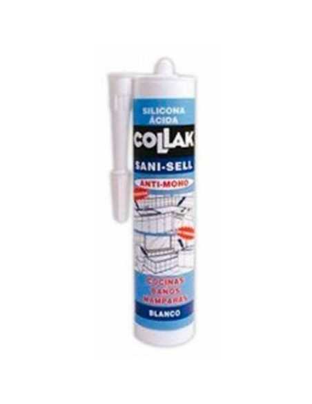 Silicona sanitaria blanca 300 ml. Principal Silicona sanitaria blanca 300 ml. Principal