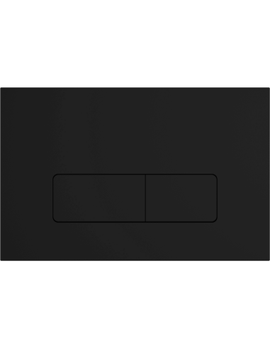 Pulsador cisterna empotrada Andrea IDROSPANIA negro mate