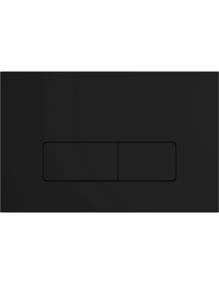 Pulsador cisterna empotrada Andrea IDROSPANIA negro mate