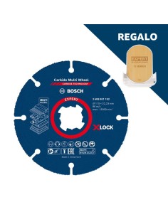 Disco de corte EXPERT CARBIDE Multi Wheel 115 mm BOSCH + ¡Cargador soporte de Regalo!