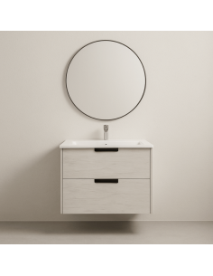 Mueble baño suspendido gris polar Hermes