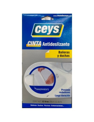 Tiras antideslizantes blancas de Ceys · Pereda