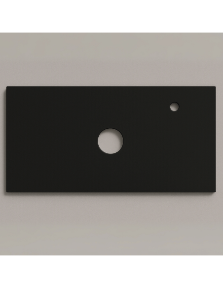 Tapa negra para mueble de lavabo Microtec Tapa negra para mueble de lavabo Microtec