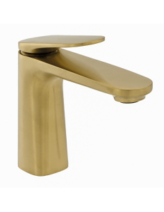 Grifo lavabo oro cepillado Velvet CLEVER