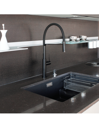 Grifo cocina Chef CLEVER color negro (Ambiente)