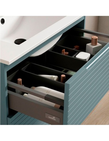 Mueble baño con patas Paris. 70, 80, 100x45 cm blanco o verde | Pereda