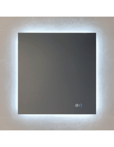 Espejo baño retroiluminado rectangular anti-vaho