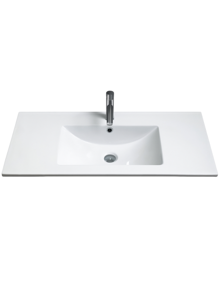 Lavabo cerámico fondo 40 cm